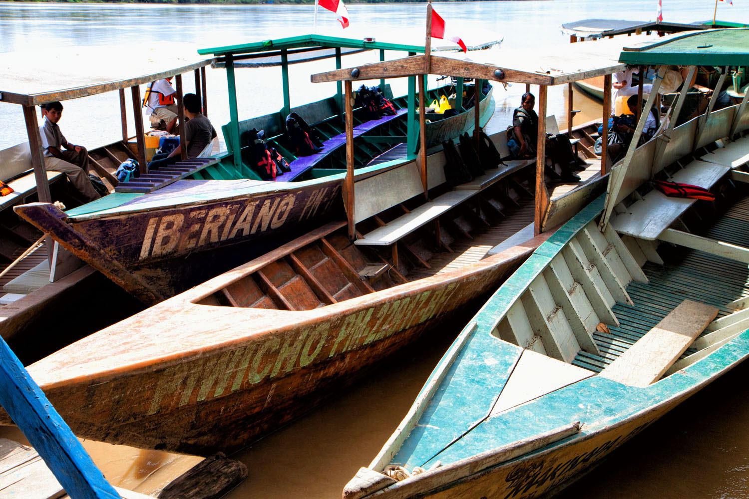 Boats in the Amazon