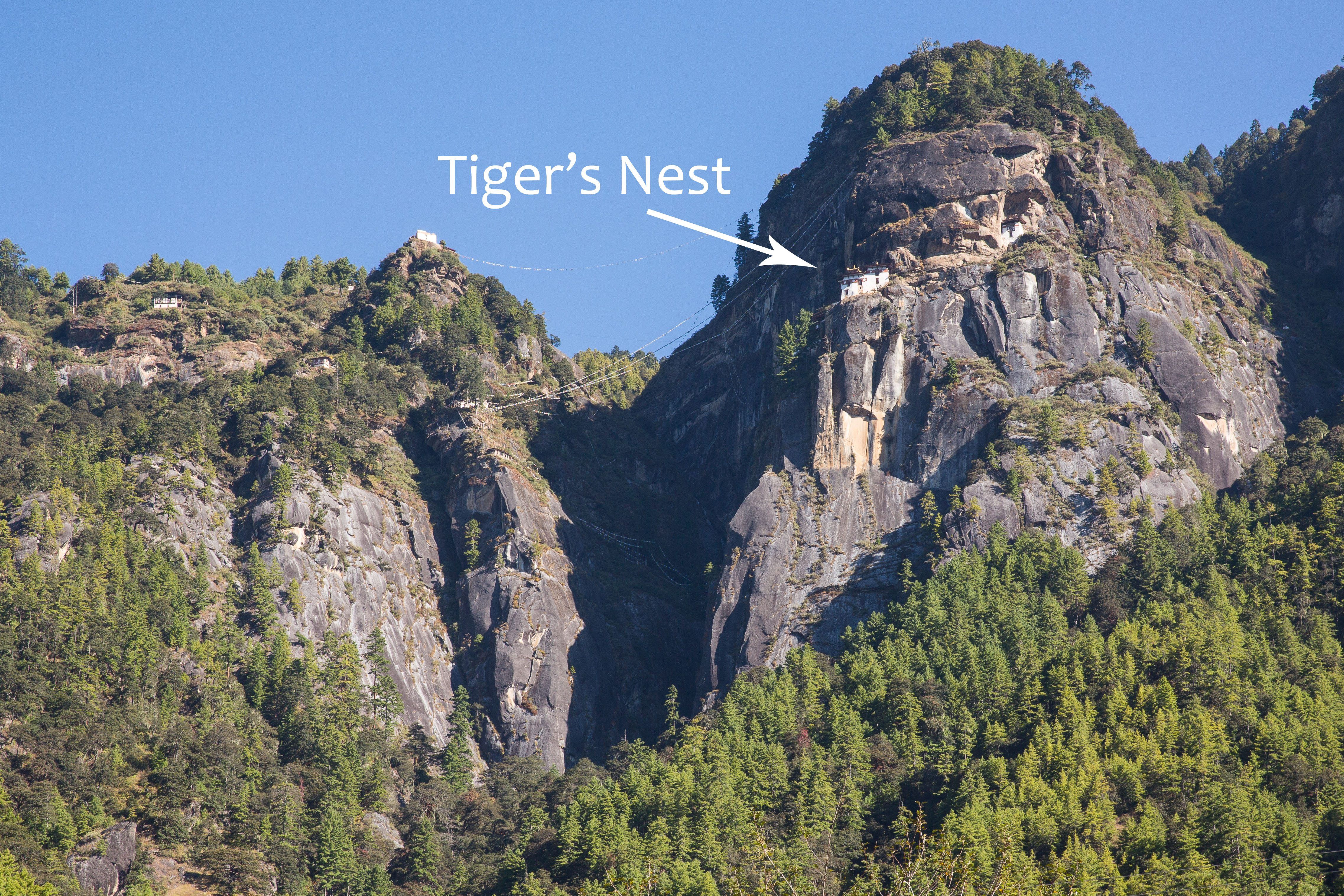 Tiger's Nest from Below