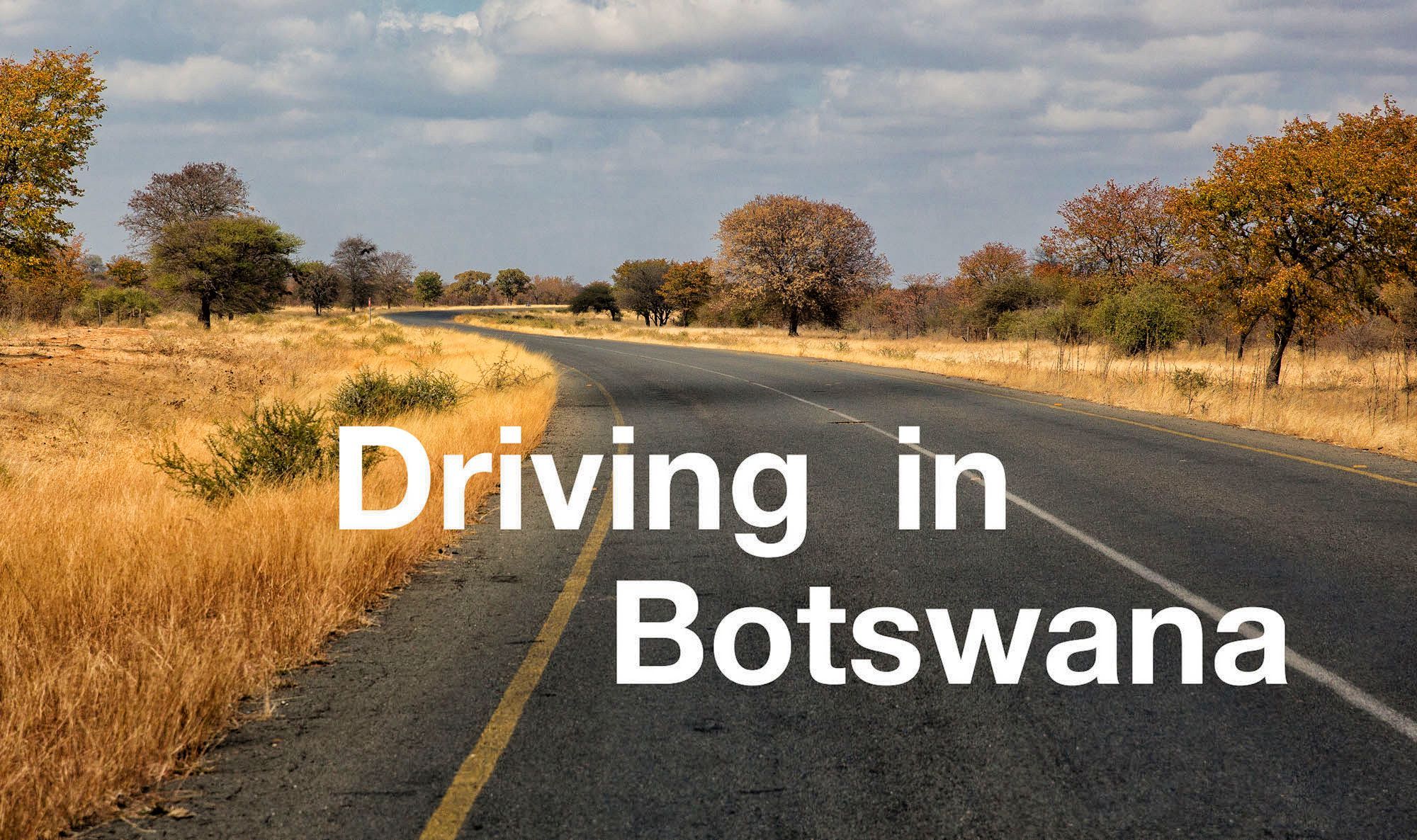 Driving in Botswana Earth Trekkers