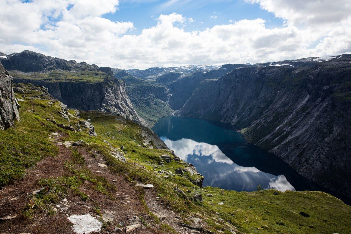 Trolltunga Hike - View of the Lake