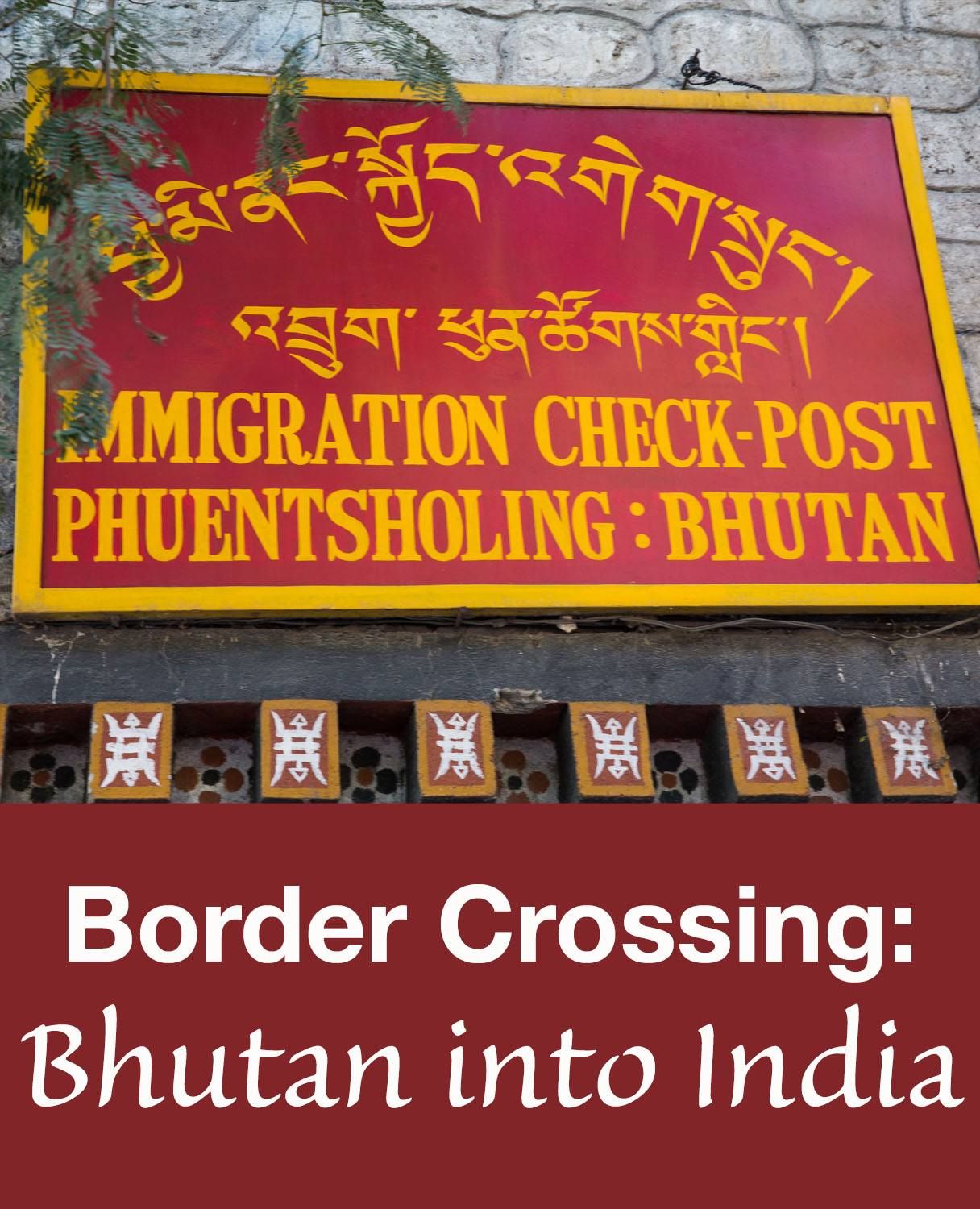 Bhutan into India