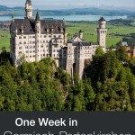 A thumbnail of Neuschwanstein Castle in Germany. that reads "One week in Garmisch-Partenkirchen, Germany"