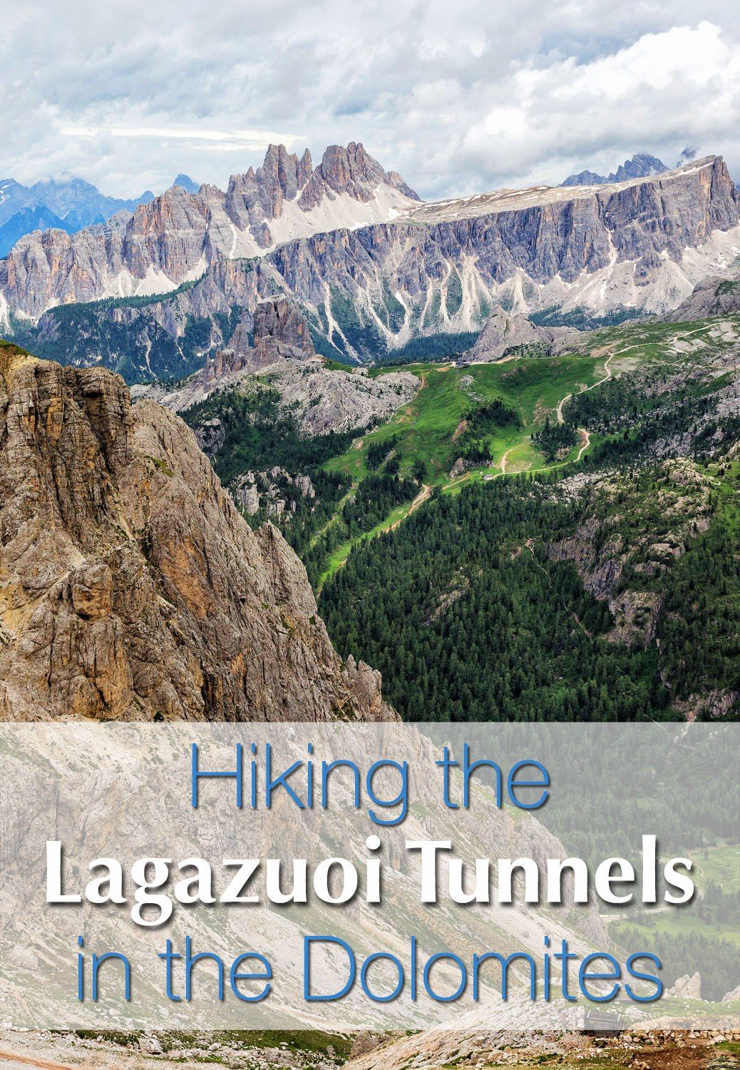 Hiking the Lagazuoi Tunnels in the Dolomites, Italy
