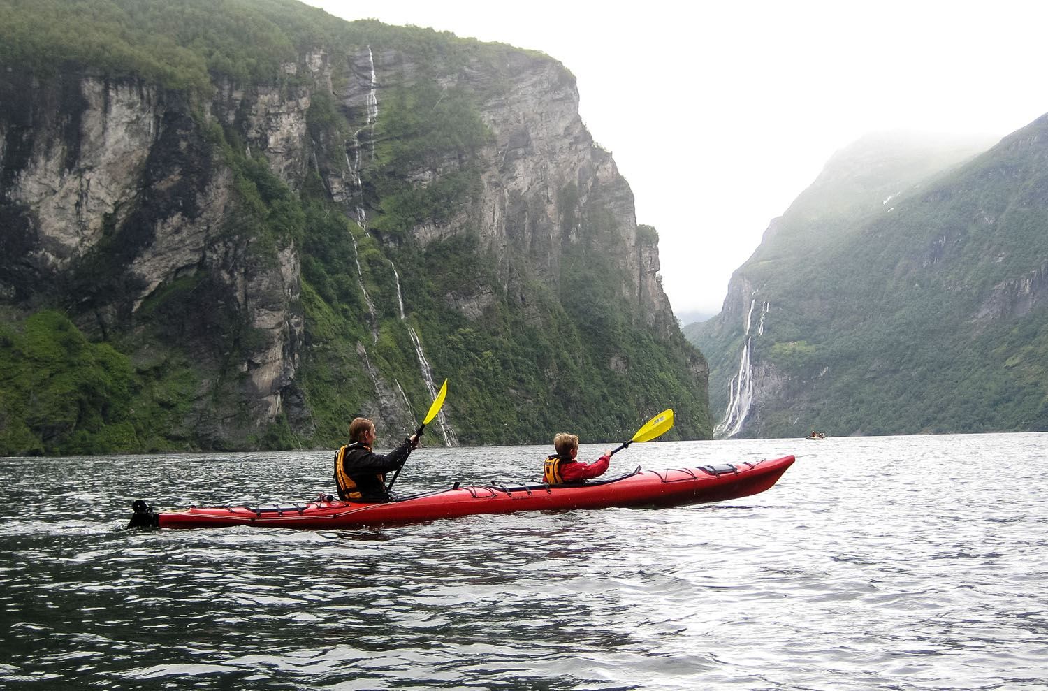 Kayaking Geirangerfjord