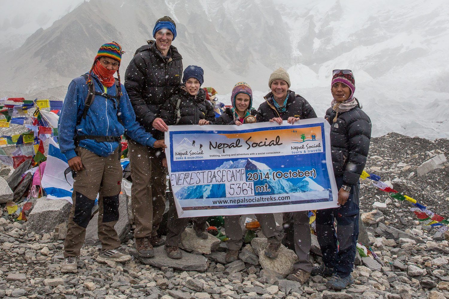 Earth Trekkers at Everest Base Camp