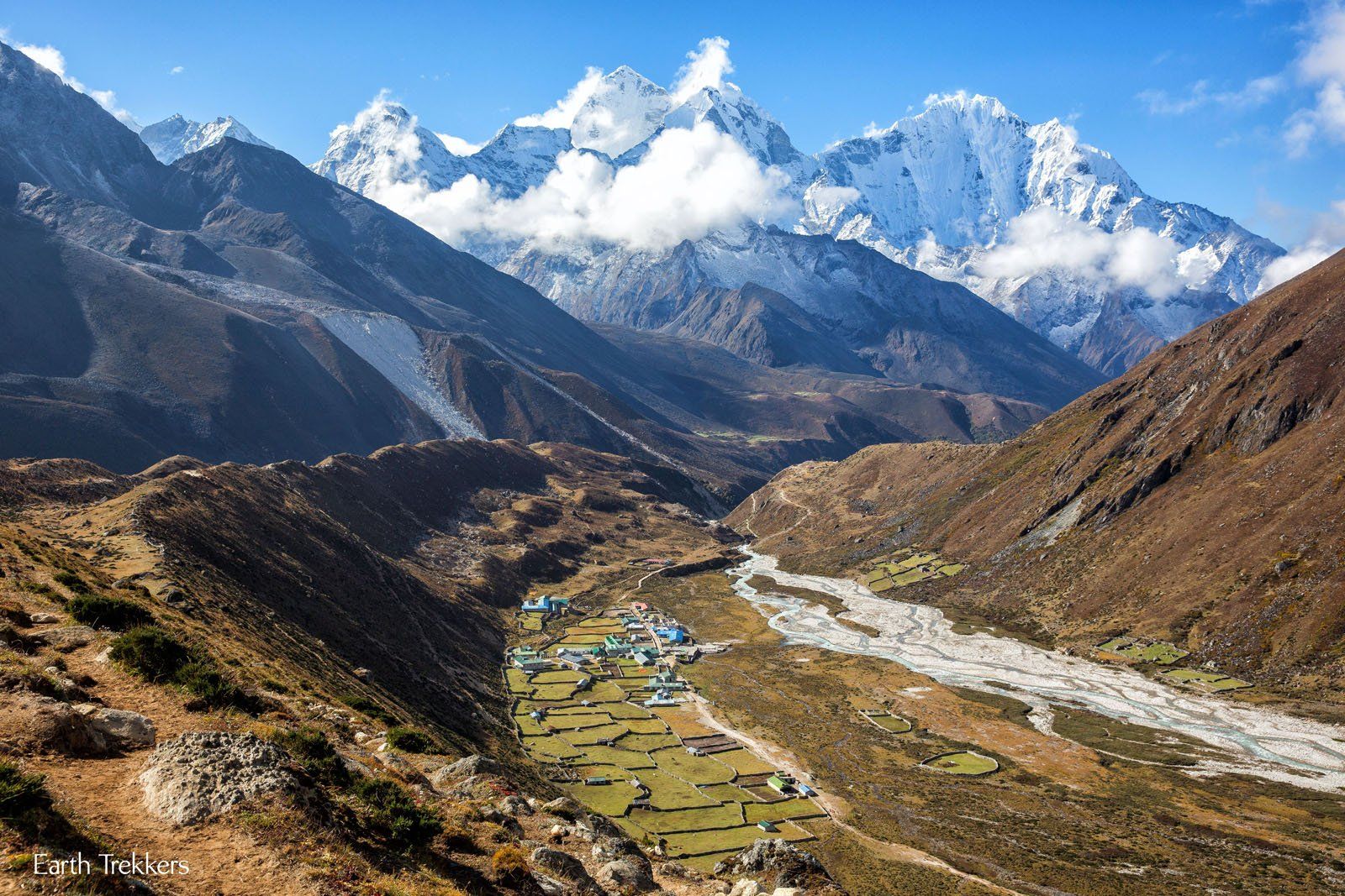 view from mount everest