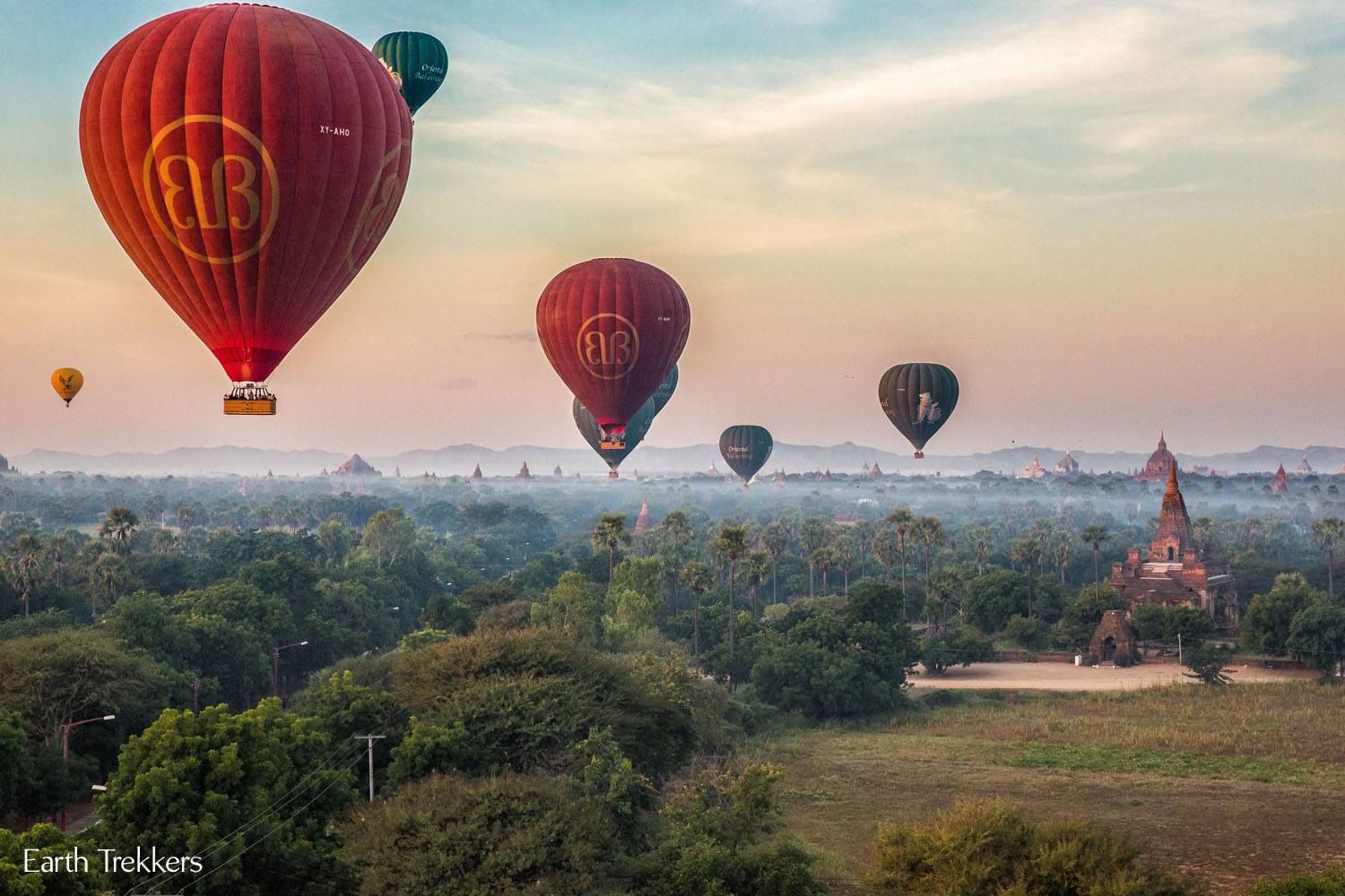Hot Air Balloon Ride over Bagan
