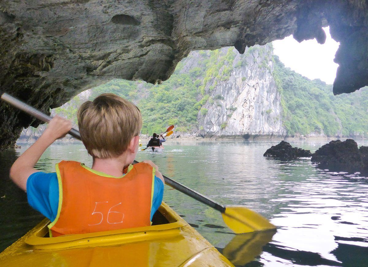 Kayaking Halong Bay