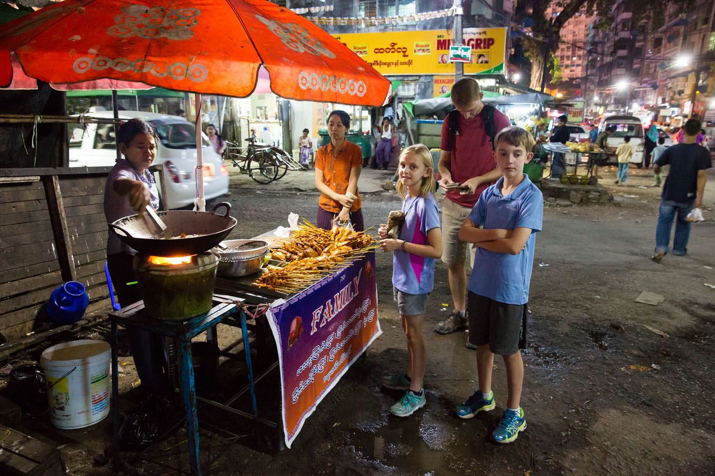 Street Food in Myanmar