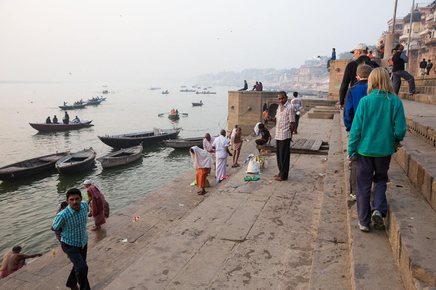 Walking Along the Ganges