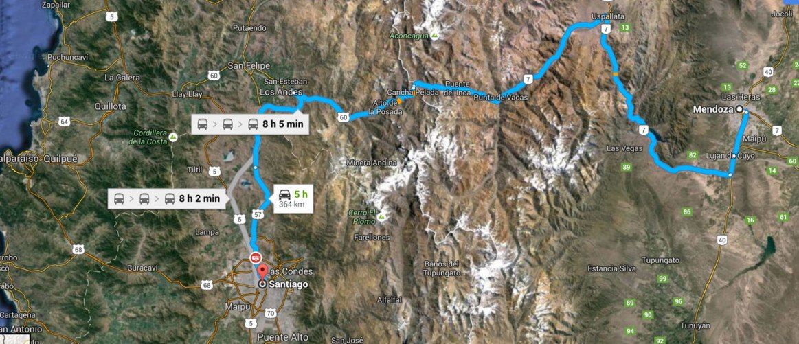 Driving Santiago To Mendoza Map 1163x501 .optimal 