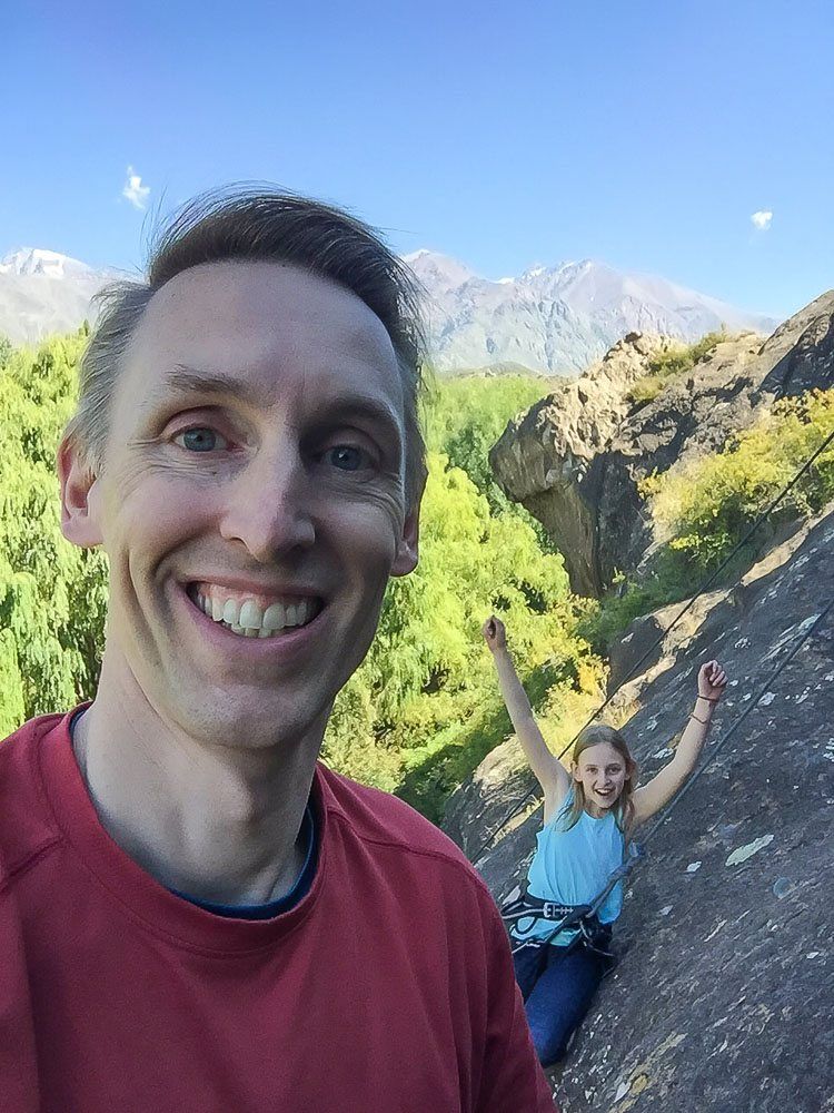 Rock Climbing Selfie