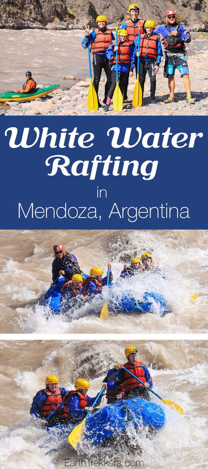 Whitewater rafting in Mendoza Argentina