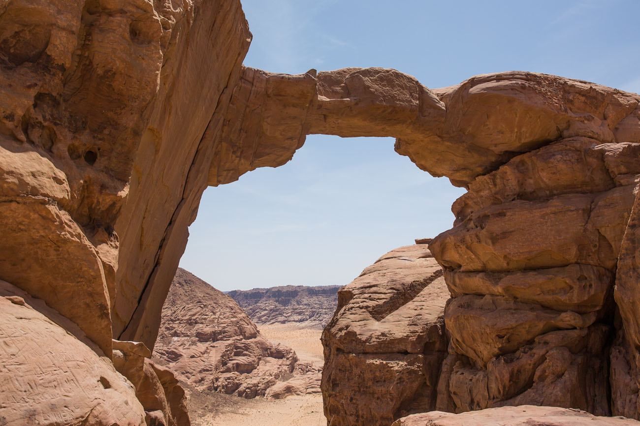 Hiking to the Jebel Burdah Rock Bridge, Wadi Rum | Earth Trekkers