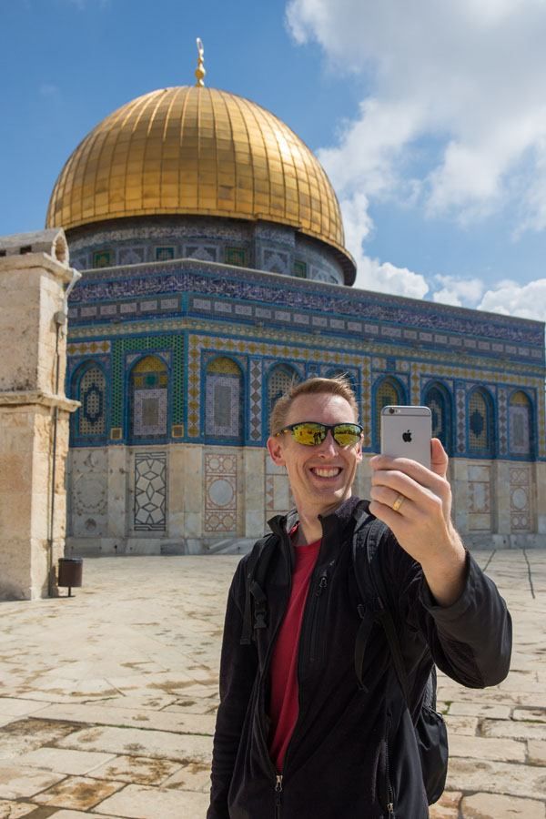 Temple Mount Selfie