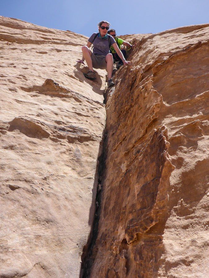 Trail down from Jebel Burdah