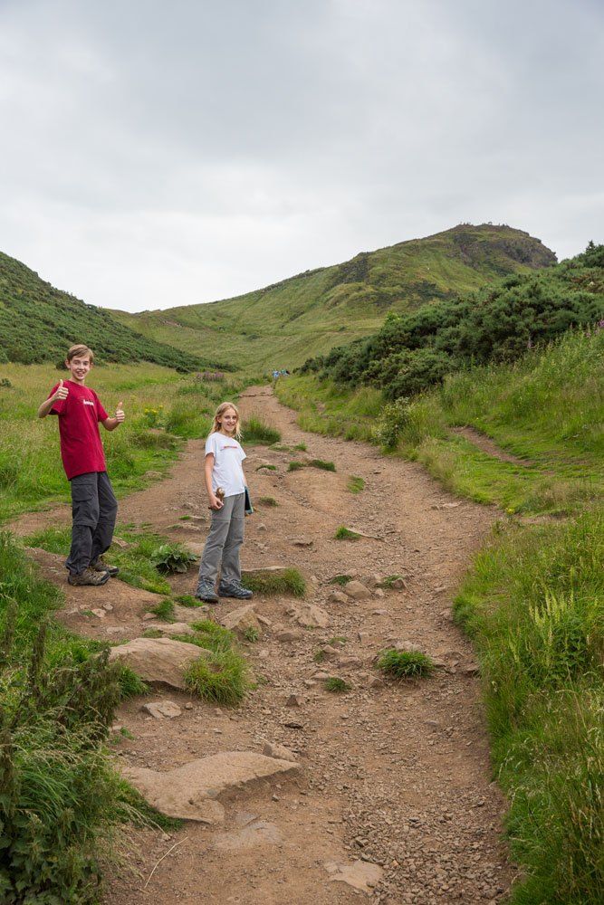 Arthurs Seat with Kids
