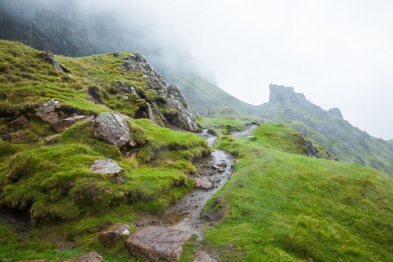 Hiking Scotland in the rain