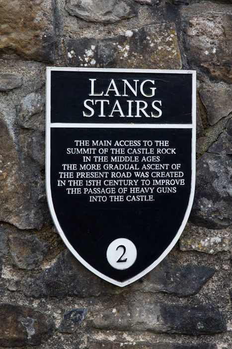 Lang Stairs Edinburgh Castle