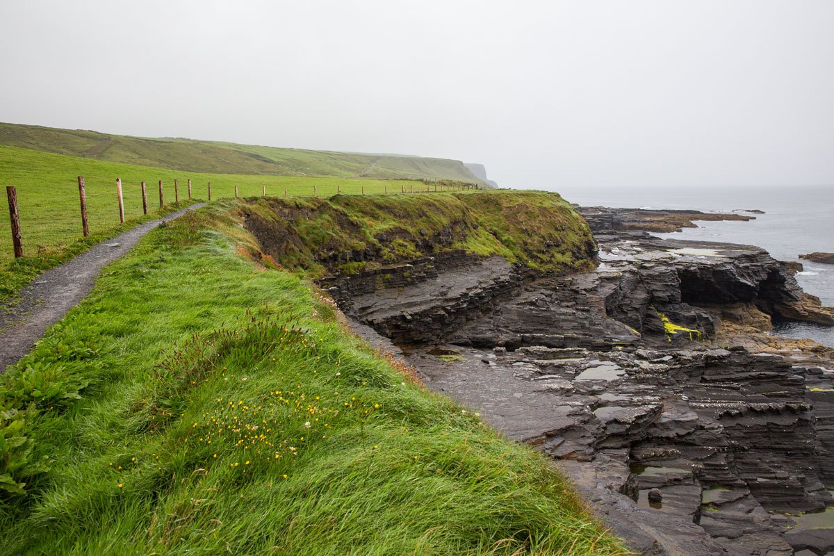 Walking the Cliffs of Moher Doolin to Hags Head Earth Trekkers