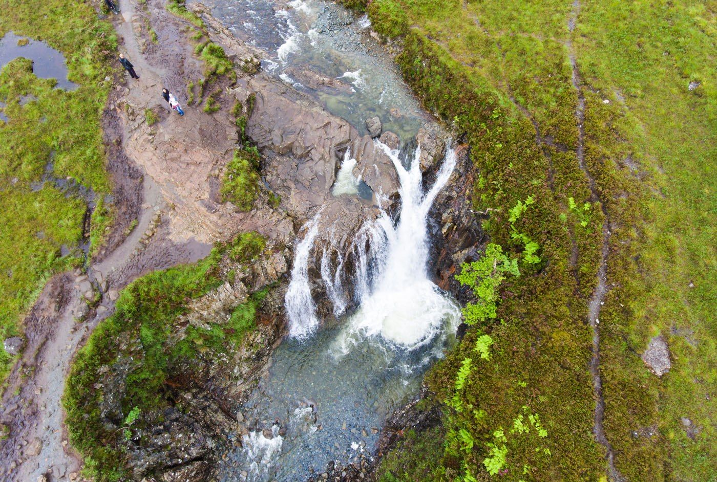 Drone Fairy Pools Scotland