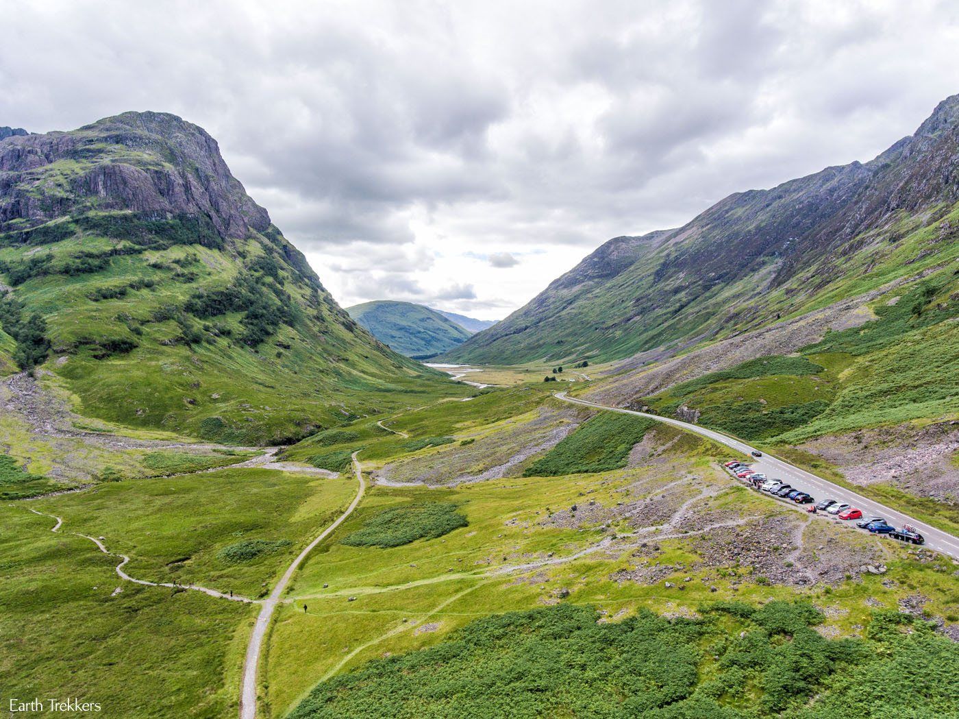 Glencoe Valley Drone