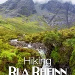 Hiking Bla Bheinn on the Isle of Skye, Scotland