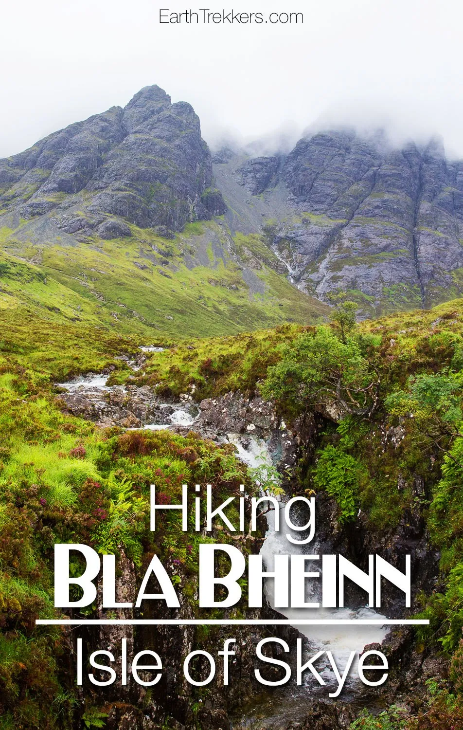 Hiking Bla Bheinn on the Isle of Skye, Scotland