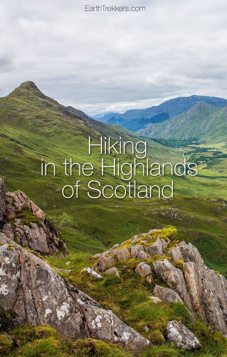 Hiking in the Highlands of Scotland: Kintail Saddle