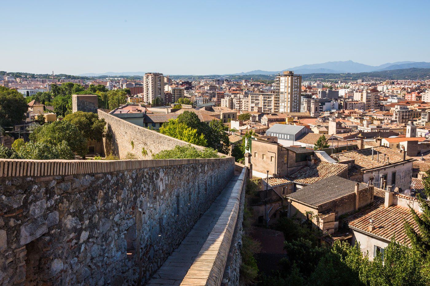 Girona medieval walls