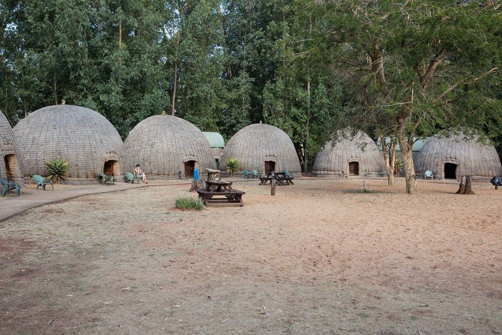 Mlilwane beehive huts