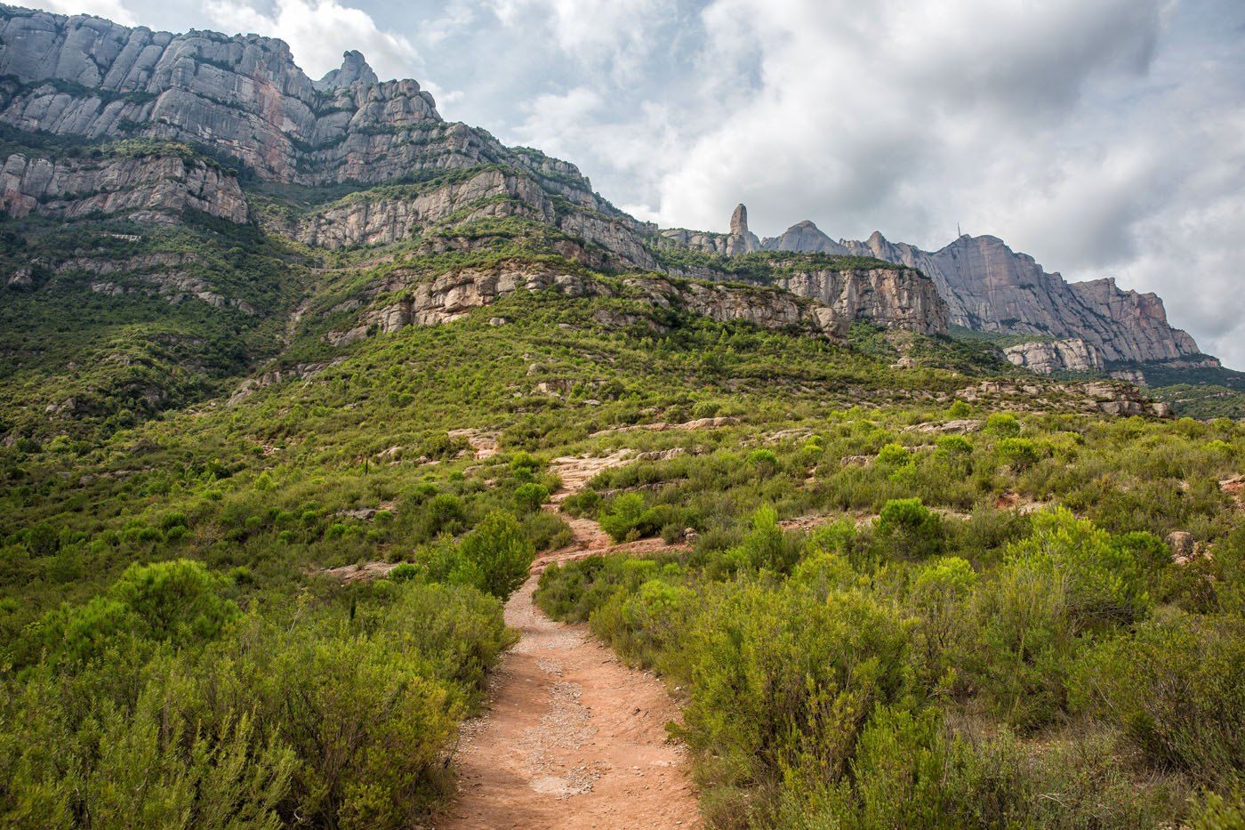Montserrat hiking trail