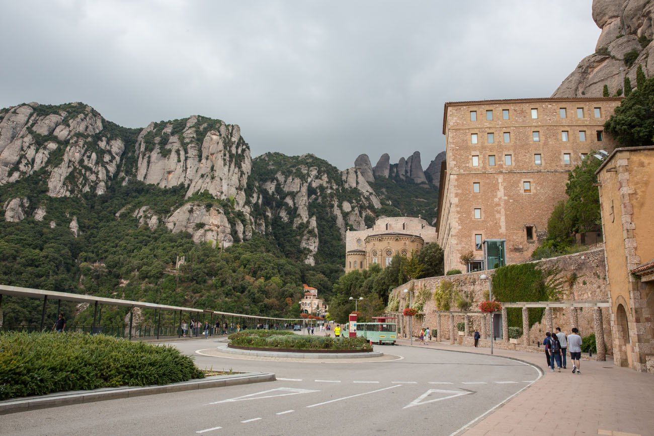 Montserrat town Montserrat day trip from Barcelona