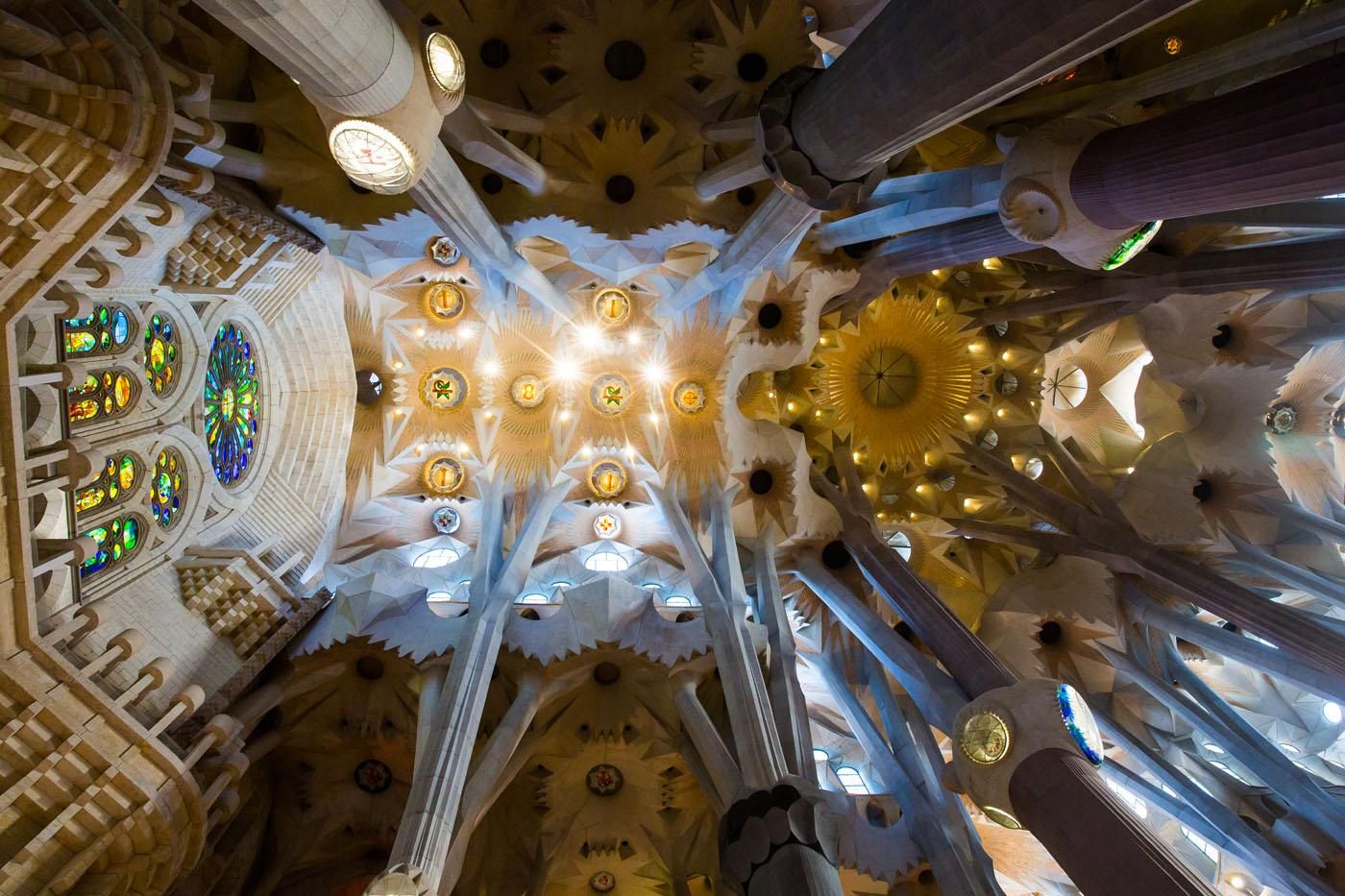 Sagrada Familia Ceiling