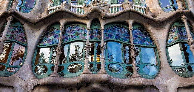 Casa Batlló with persony windows