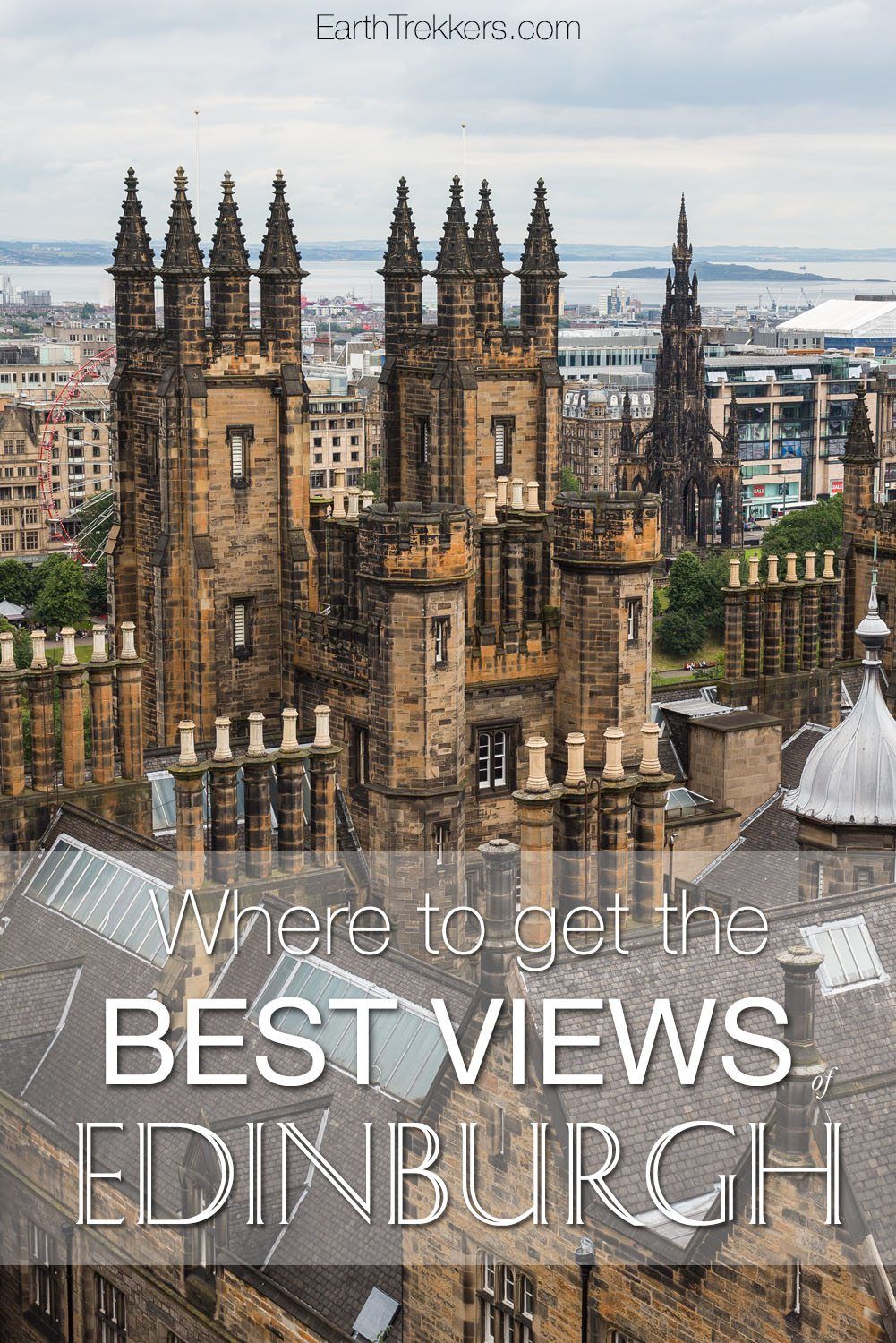 Where to get the best views of Edinburgh Scotland