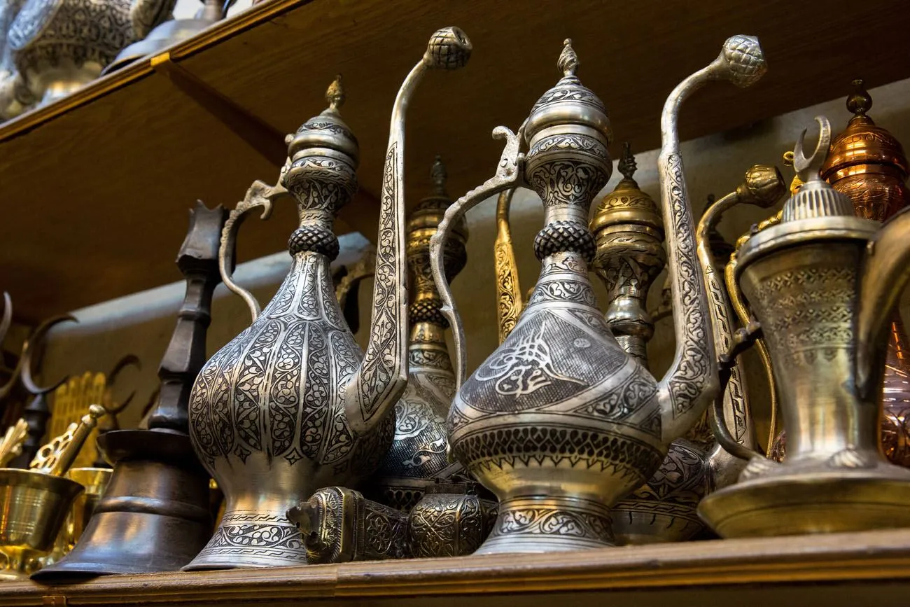Copper pots Istanbul