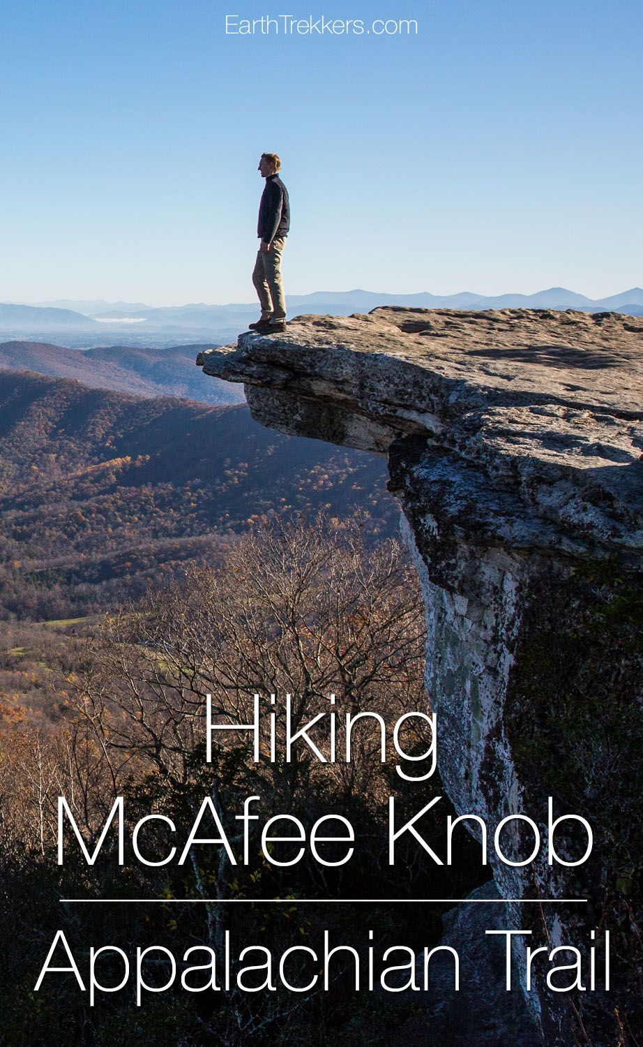 Hiking McAfee Knob Appalachian Trail