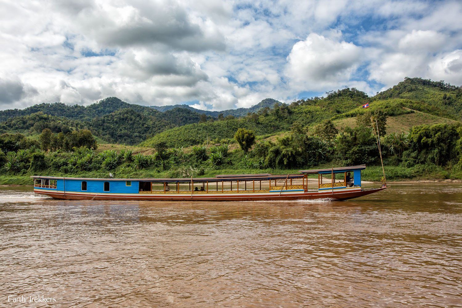 Slow Boat Mekong River Laos