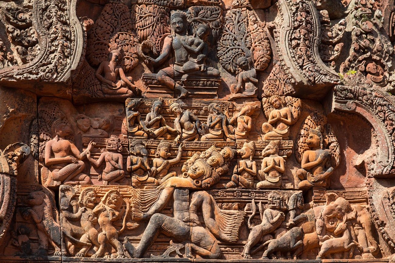 Banteay Srei carvings