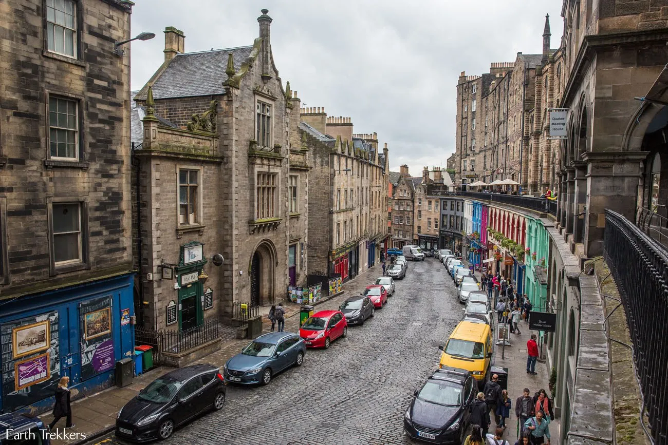 Old Town Edinburgh Scotland itinerary