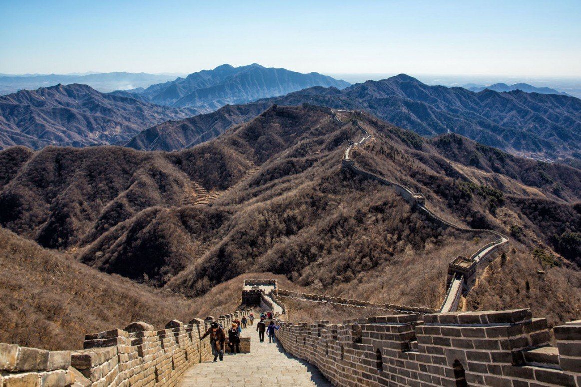 Walking on the Great Wall of China Earth Trekkers