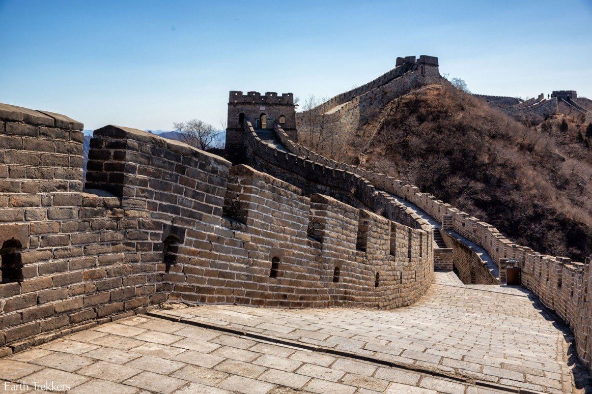 Walking on the Great Wall of China Earth Trekkers