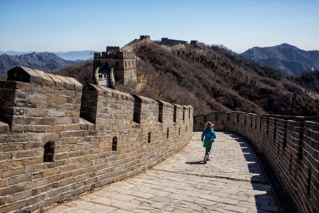 Walking on the Great Wall of China Earth Trekkers