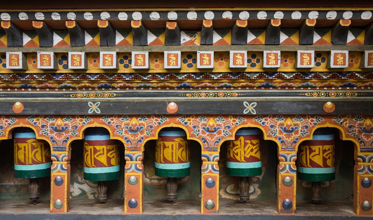 Prayer Wheels Bhutan