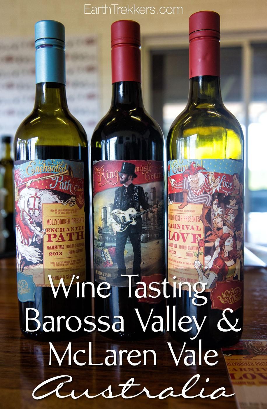 Barossa Valley Mclaren Vale wine tasting