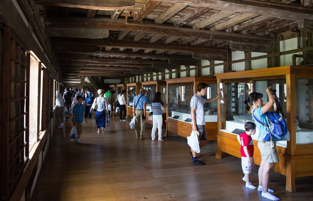 Inside Himeji Castle