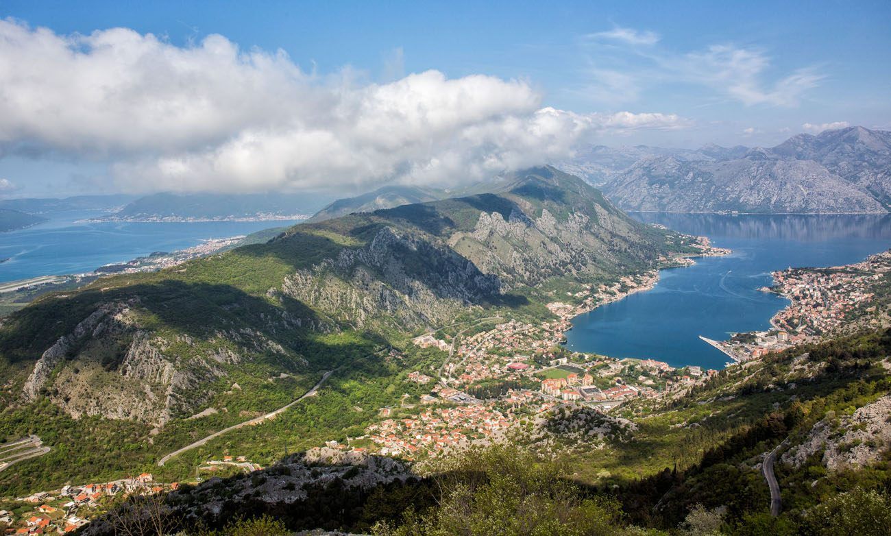 Overlooking Bay of Kotor