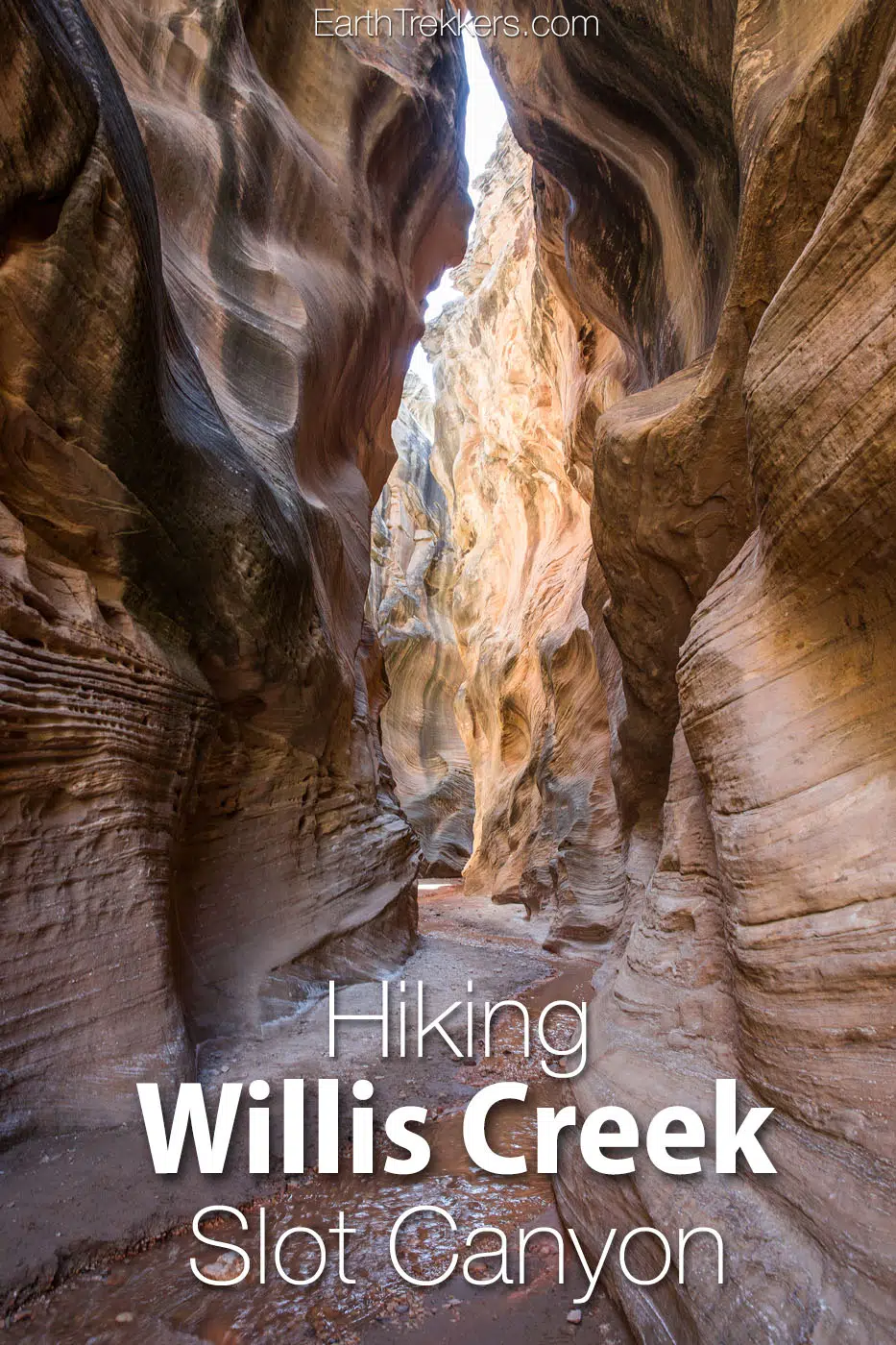 How to hike Willis Creek Slot Canyon in Grand Staircase-Escalante National Monument.
