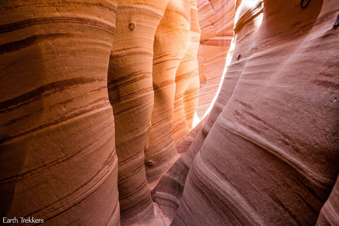 Zebra and tunnel slot canyons